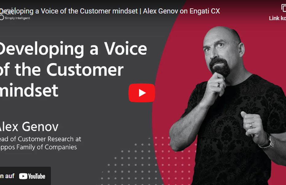 Developing a Voice of the Customer mindset | Alex Genov on Engati CX