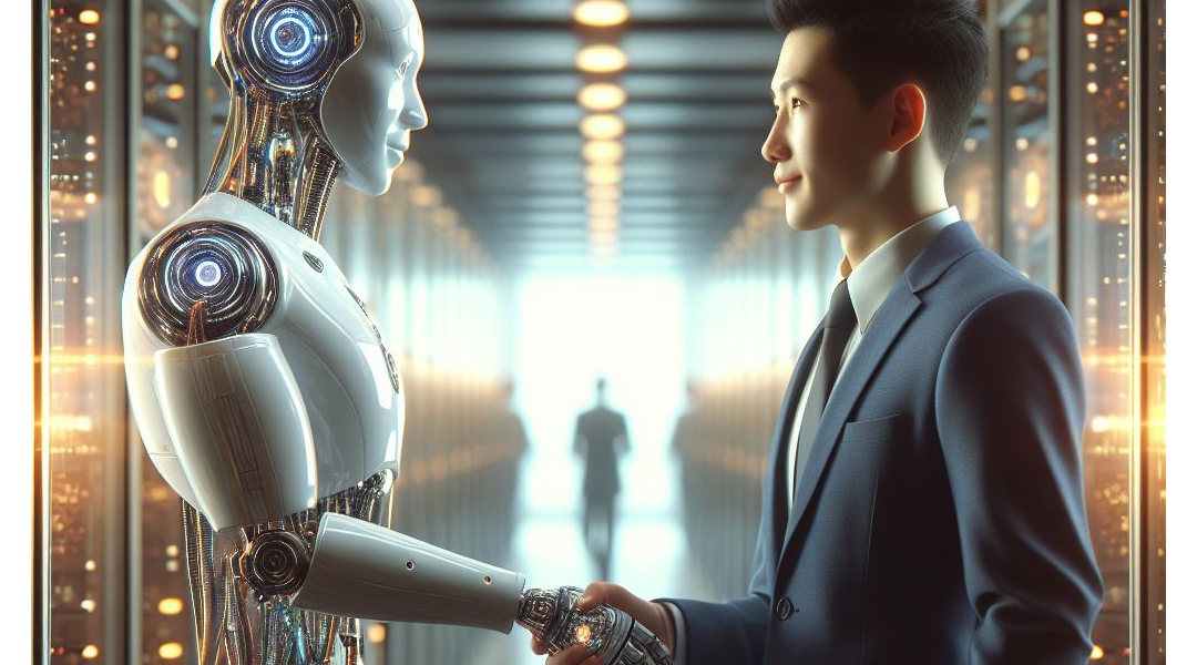 AI and business hand in hand