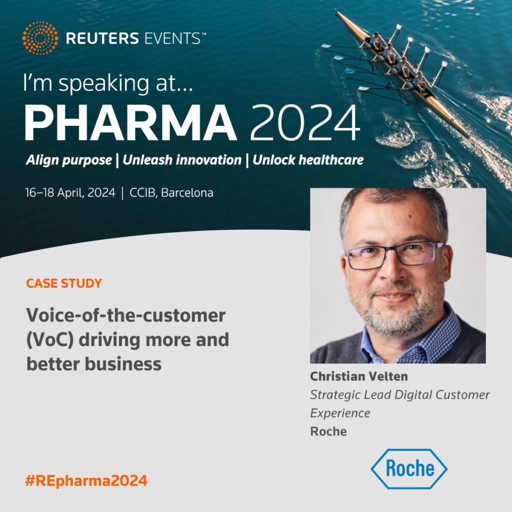 Reuters Pharma 2024 speaker announcement Christian Velten