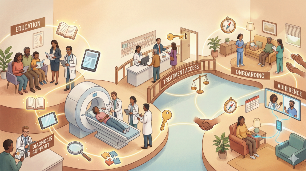 Patient experiences along the journey